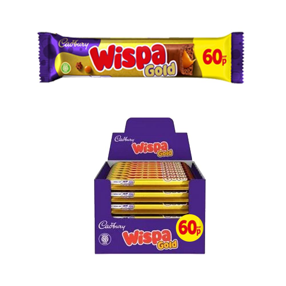 Cadbury Wispa GOLD Chocolate Bar 48g -SAME DAY DISPATCH