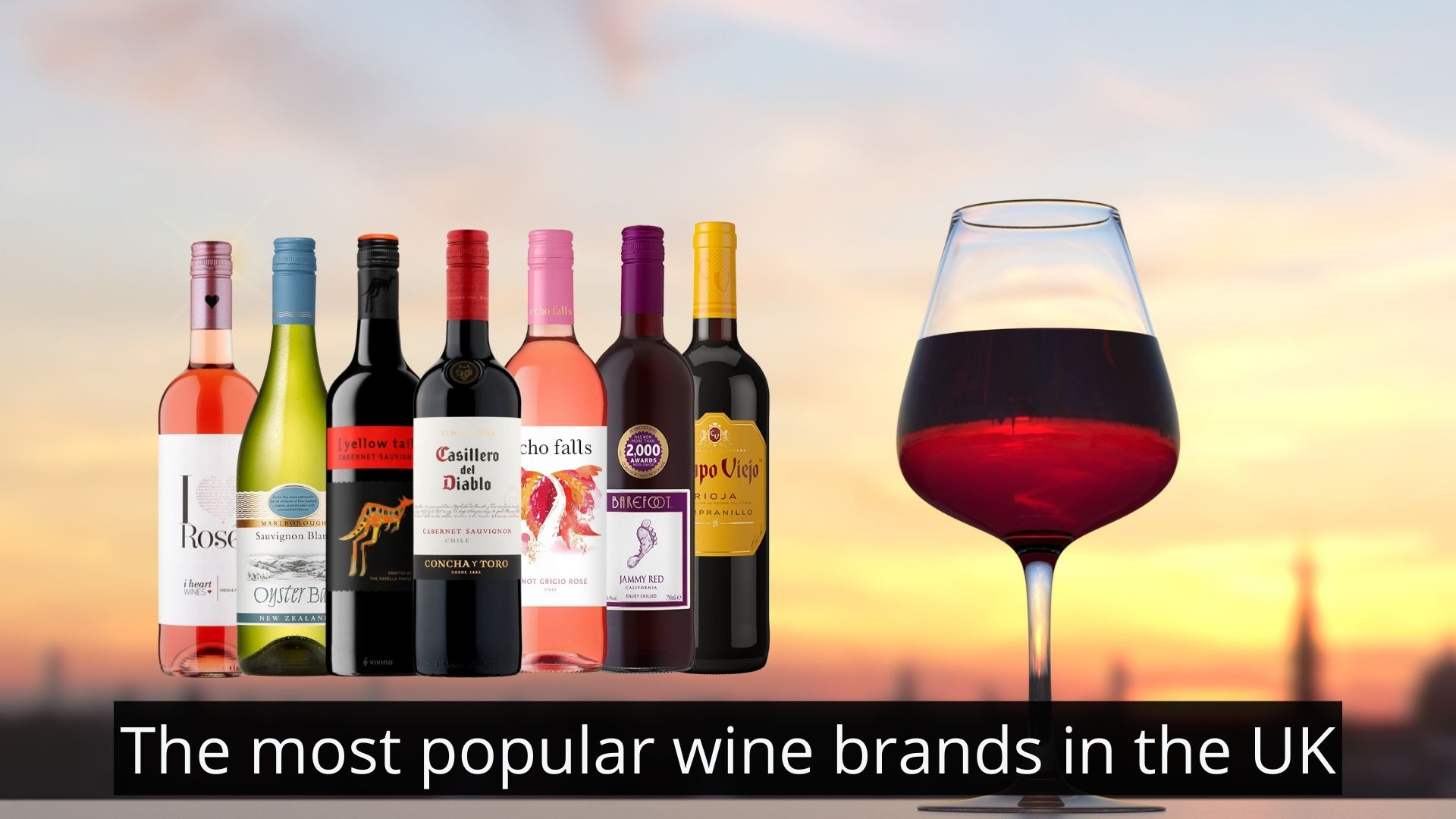 The most popular wine brands in the UK